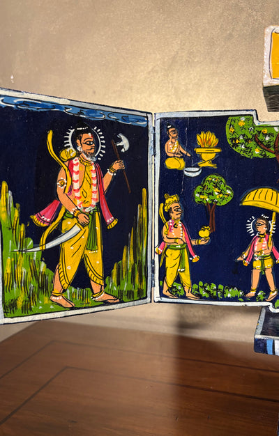 A Stunning Art piece of - Vishnu's 10 Avatar Handcrafted Story Telling Box