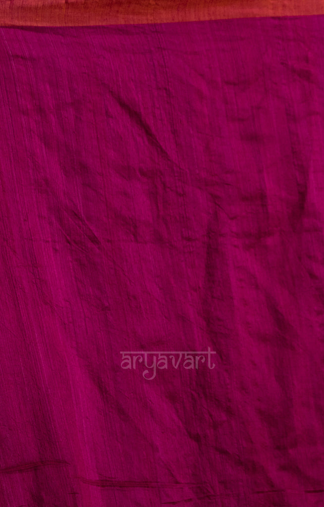 Fuchsia Pink Matka Silk Saree With Woven In Sequence In Pallu