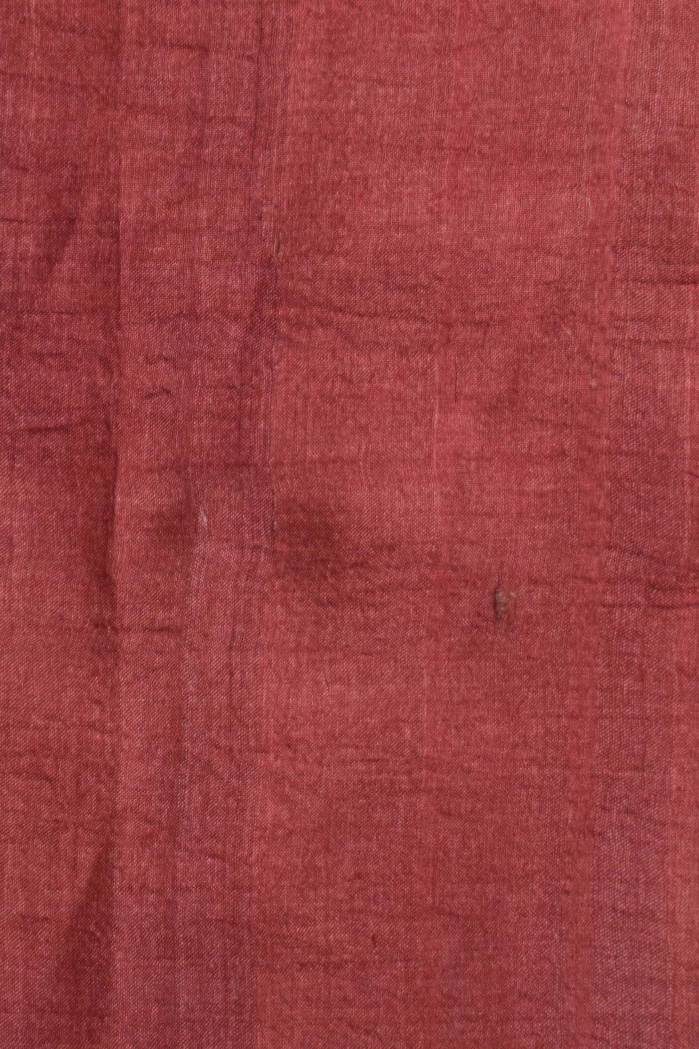 Shaded Tussar Silk Saree With Block Print  & Zari Border